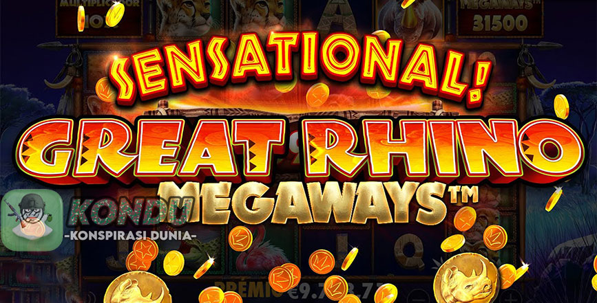 Slot Online Great Rhino Megaways Kemenangan Tiada Batas