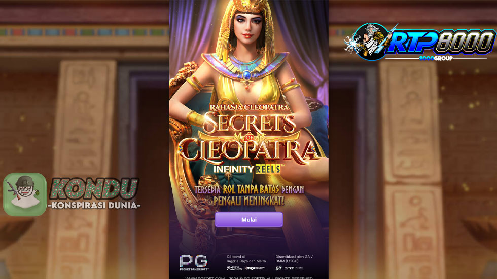 Permainan Secrets of Cleopatra Icon Perkalian Bertambah Gacor