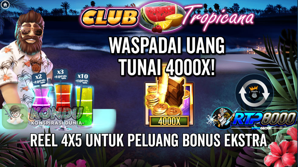 Bawa Pulang Jackpot dari Slot Club Tropicana