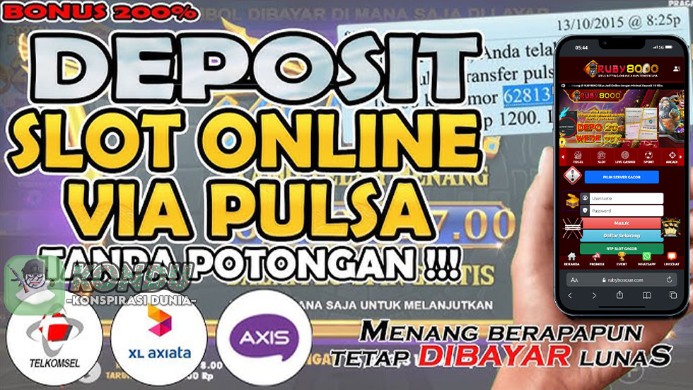 Deposit Melalui Pulsa Mempermudah Pemain Bermain Slot Online