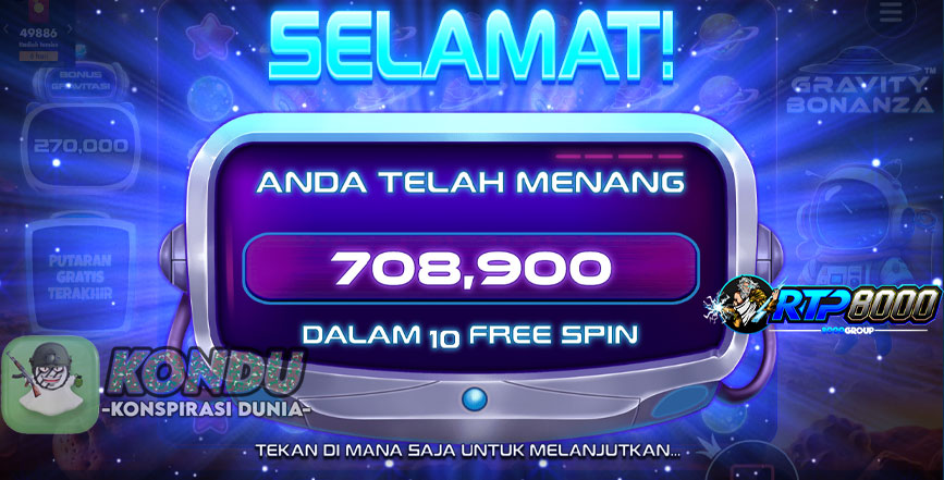 Gravity Bonanza: Slot Online Seru dengan Peluang Menang Besar!