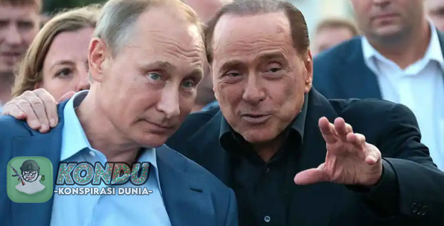 Persahabatan Putin Presiden Rusia dan Berlusconi Presiden Italia