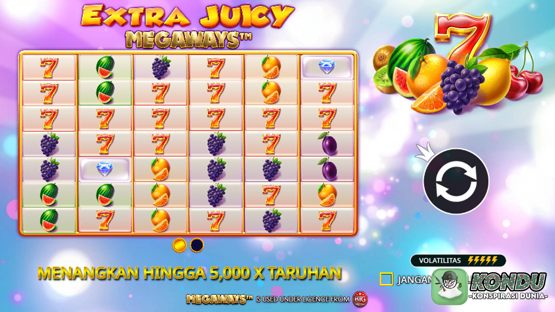 Siap-siap Kaya Mendadak: Coba Slot Extra Juicy Megaways