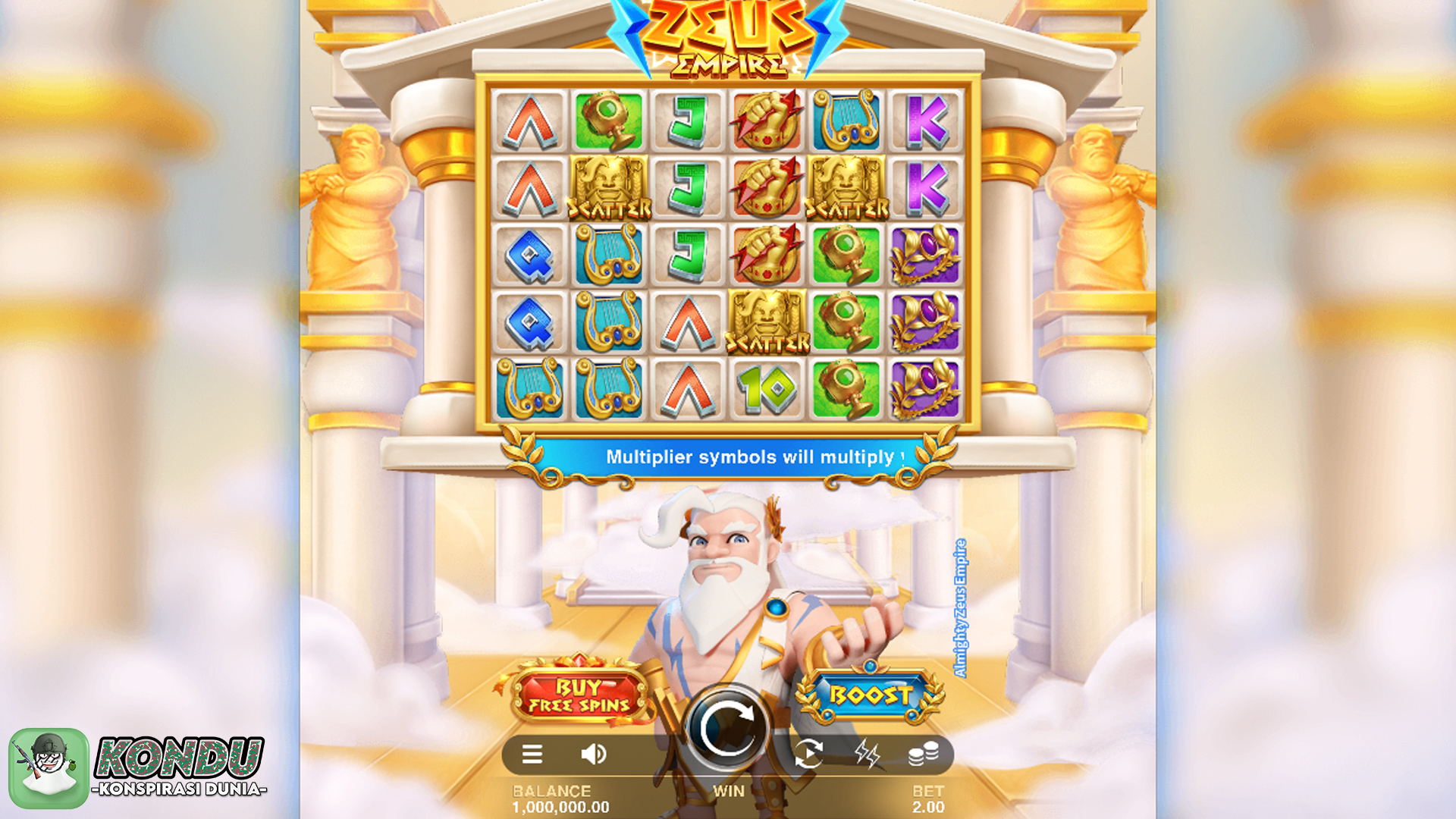 Kunci Sukses Memenangkan Jackpot di Slot Almighty Zeus Empire