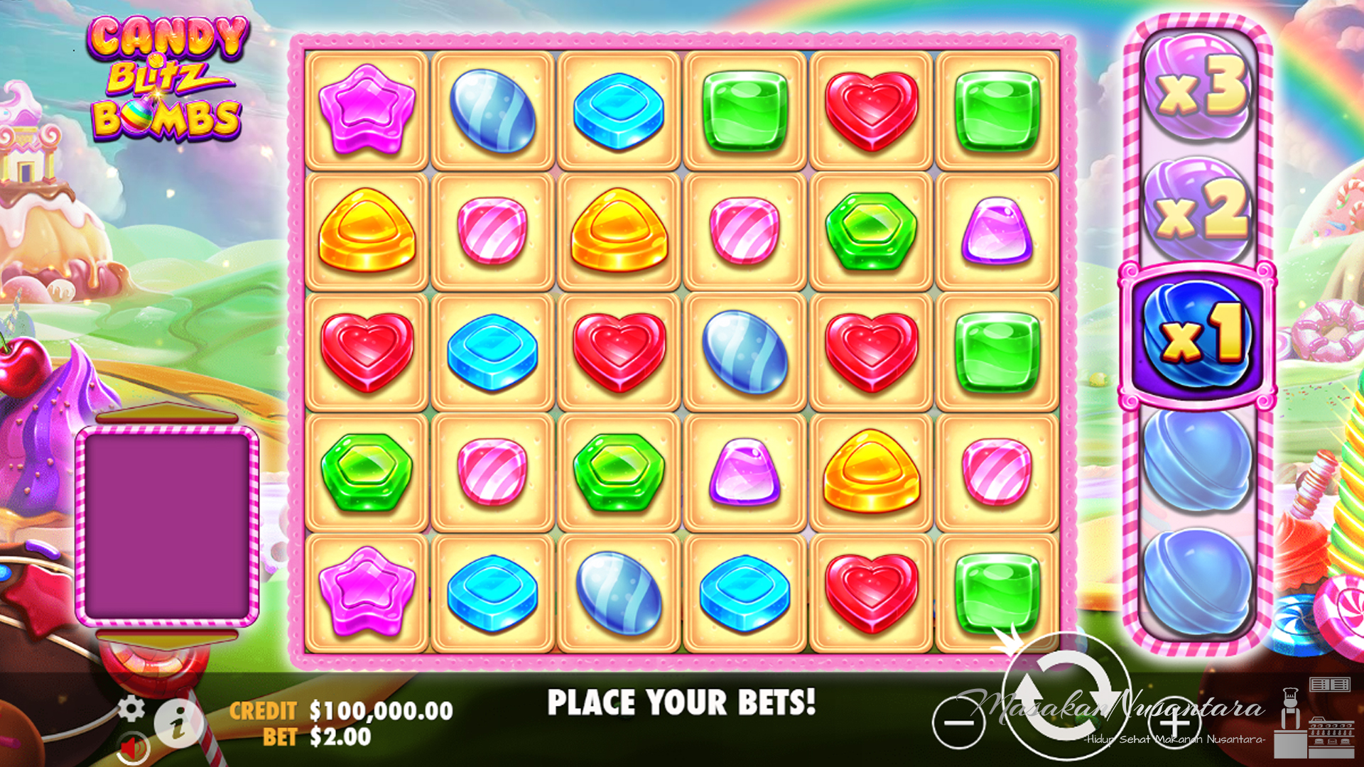 Mainkan Candy Blitz Bombs: Slot Seru dengan Hadiah Menggoda