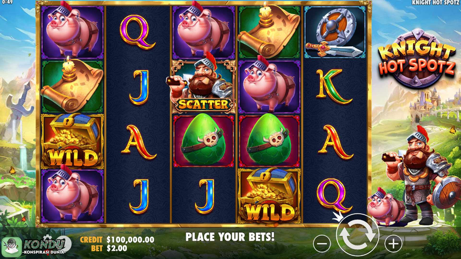 Knight Hot Spotz: Slot Online Jackpot Progresif Menggiurkan