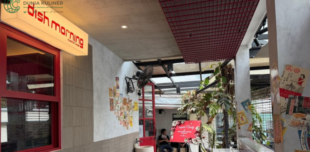 Kafetiam di Jaksel Dish Morning Cilandak dengan menu unik